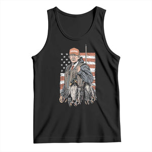 Trump Camo Duck Hunting Tank Top Hello Hunting Season US Flag TS02 Black Print Your Wear