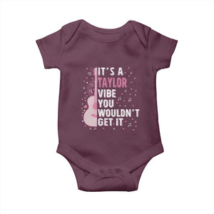 Taylor Name Baby Onesie It's A Taylor Vibe You Wouldn't Get It TS02 Maroon Print Your Wear