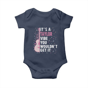 Taylor Name Baby Onesie It's A Taylor Vibe You Wouldn't Get It TS02 Navy Print Your Wear