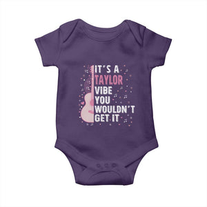 Taylor Name Baby Onesie It's A Taylor Vibe You Wouldn't Get It TS02 Purple Print Your Wear