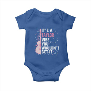 Taylor Name Baby Onesie It's A Taylor Vibe You Wouldn't Get It TS02 Royal Blue Print Your Wear