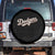 Vintage Retro Dodgers Name Spare Tire Cover Throwback Classic Style TS02 No hole Black Print Your Wear