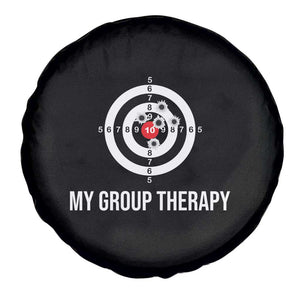 Gun Lover Spare Tire Cover My Group Therapy Shooting Range TS02 Print Your Wear