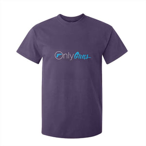 Funny Gun Owner T Shirt For Kid Only Guns Meme Parody TS02 Purple Print Your Wear
