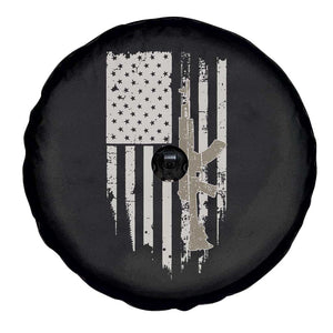 American Flag Second Amendment Spare Tire Cover Guns Weapons Rifles 2A Amendment Fathers Day US Flag TS02 Print Your Wear