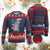 Funny Gun Lover Ugly Christmas Sweater All Faster Than Dialing 911 Bullets American Flag TS02 Burgundy Print Your Wear