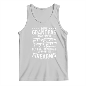 Funny Gun Grandpa Tank Top Real Grandpas Play With Firearms Guns Owner Lover TS02 Ash Print Your Wear