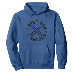 Gun Rights Hoodie I Don't Run I Reload Gun Rights American Flag patriots TS02 Royal Blue Print Your Wear