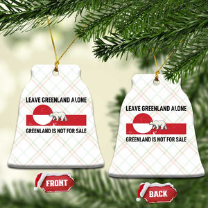 Leave Greenland Alone Polar Bear Protest Ceramic Ornament Not For Sale Patriotic Flag TS02 Print Your Wear