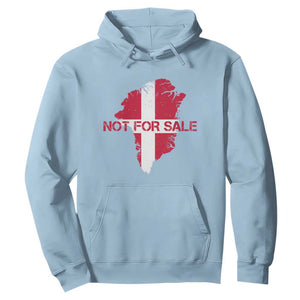 Denmark Stand With Greenland Not For Sale Hoodie Danish Flag Unity Support Protest TS02 Light Blue Print Your Wear