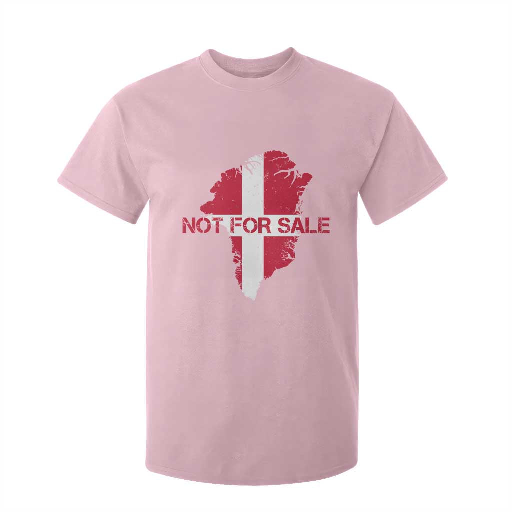 Denmark Stand With Greenland Not For Sale T Shirt For Kid Danish Flag Unity Support Protest TS02 Light Pink Print Your Wear