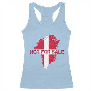 Denmark Stand With Greenland Not For Sale Racerback Tank Top Danish Flag Unity Support Protest TS02 Light Blue Print Your Wear