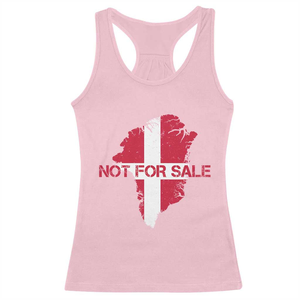 Denmark Stand With Greenland Not For Sale Racerback Tank Top Danish Flag Unity Support Protest TS02 Light Pink Print Your Wear