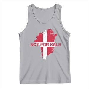 Denmark Stand With Greenland Not For Sale Tank Top Danish Flag Unity Support Protest TS02 Athletic Heather Print Your Wear