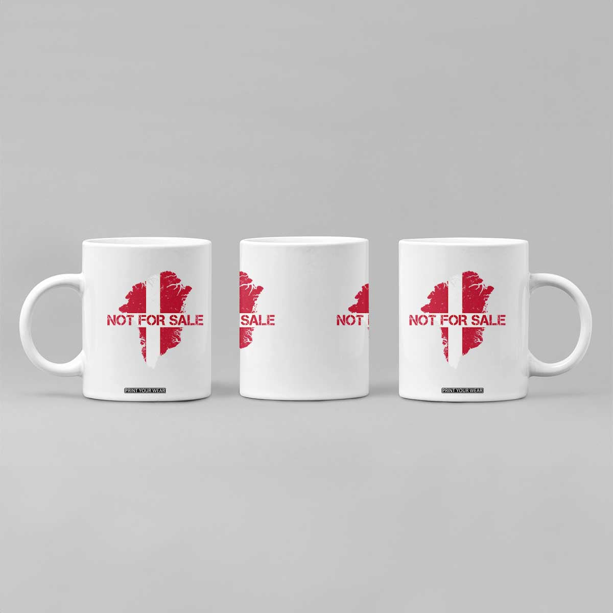 Denmark Stand With Greenland Not For Sale Coffee Mug Danish Flag Unity Support Protest TS02 Print Your Wear