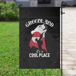 Polar Bear Greenland Flag Graphic Garden Flag It's a Cool Place Arctic Circle TS02 Print Your Wear