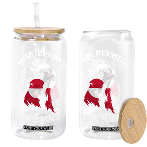 Polar Bear Greenland Flag Graphic Glass Can It's a Cool Place Arctic Circle TS02 Print Your Wear