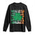 Funny St Patricks Day Long Sleeve Shirt Wee Little Hooligan Funny Leprechaun Kids Boys Girls TS02 Black Print Your Wear