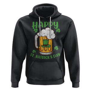 Funny St. Patricks Day Drinking Hoodie Happy Paddy's Patty's Day Beer Lover TS02 Black Printyourwear