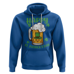 Funny St. Patricks Day Drinking Hoodie Happy Paddy's Patty's Day Beer Lover TS02 Royal Blue Printyourwear