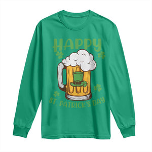 Funny St Patricks Day Drinking Long Sleeve Shirt Happy Paddy's Patty's Day Beer Lover TS02 Irish Green Print Your Wear