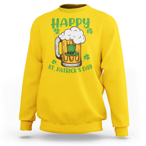 Funny St. Patricks Day Drinking Sweatshirt Happy Paddy's Patty's Day Beer Lover TS02 Daisy Printyourwear