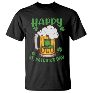 Funny St. Patricks Day Drinking T Shirt Happy Paddy's Patty's Day Beer Lover TS02 Black Printyourwear