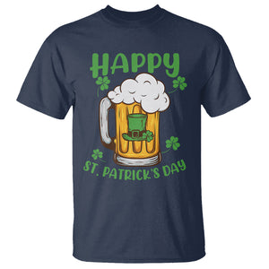 Funny St. Patricks Day Drinking T Shirt Happy Paddy's Patty's Day Beer Lover TS02 Navy Printyourwear