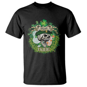 Irish Skull T Shirt Irish Dude Sugar Skull St Patricks Day Leprechaun TS02 Black Printyourwear