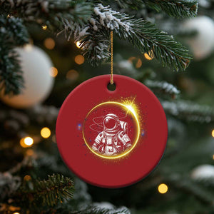 Astronaut Outer Space Christmas Ornament Cosmic Spaceflight TS02 Print Your Wear