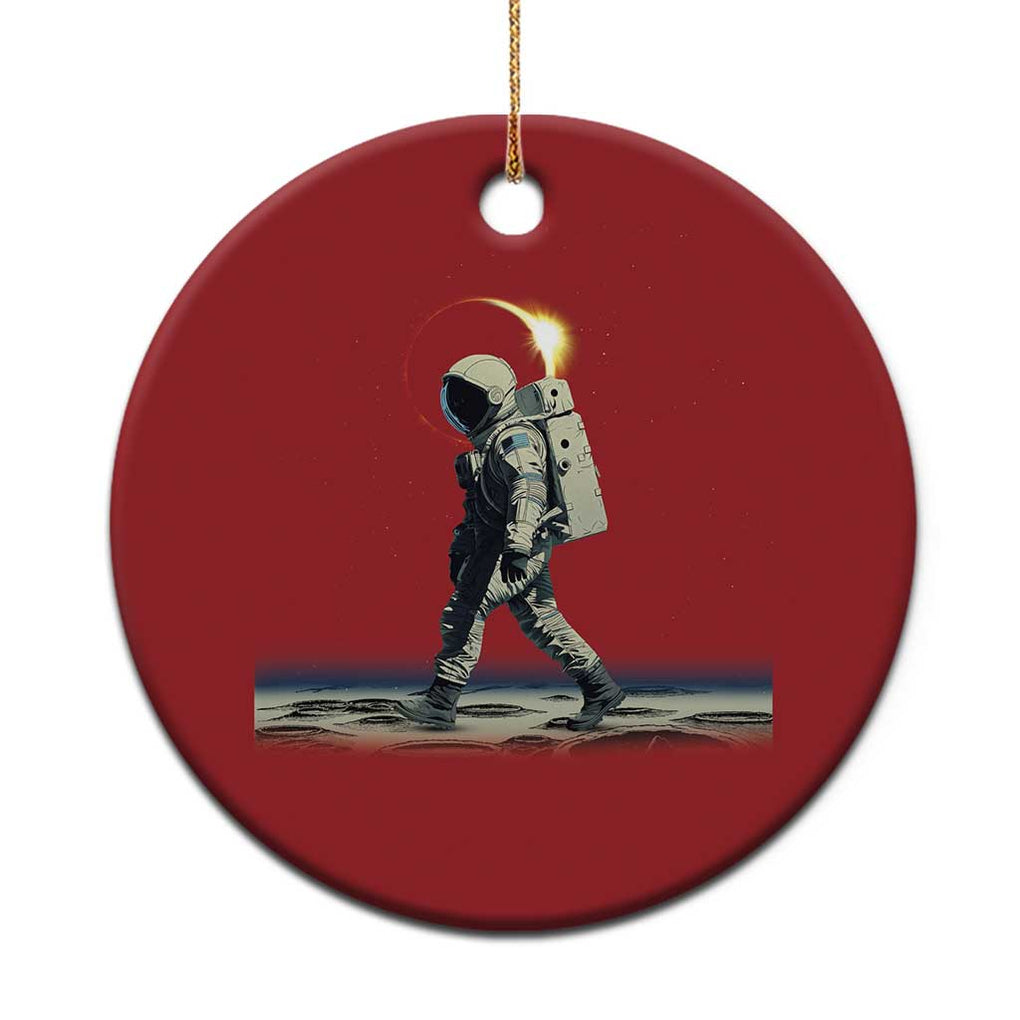 Astronaut Outer Space Christmas Ornament Walking On Planets TS02 Print Your Wear