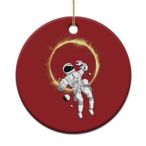 Astronaut Outer Space Christmas Ornament Cosmic Spaceflight Galaxy TS02 Print Your Wear