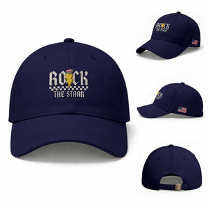 Rock The STAAR Day Baseball Cap Texas Teacher Student Motivational Testing TS02 Baseball Cap Universal Fit Dark Blue Print Your Wear