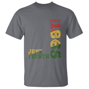 Juneteenth T Shirt Since 1865 Freedom Black History Independence Day TS02 Charcoal Print Your Wear