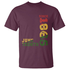 Juneteenth T Shirt Since 1865 Freedom Black History Independence Day TS02 Maroon Print Your Wear