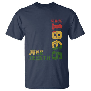 Juneteenth T Shirt Since 1865 Freedom Black History Independence Day TS02 Navy Print Your Wear