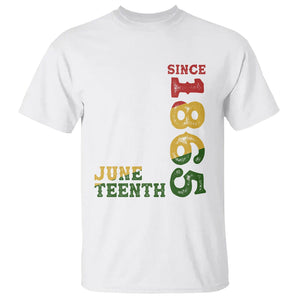 Juneteenth T Shirt Since 1865 Freedom Black History Independence Day TS02 White Print Your Wear