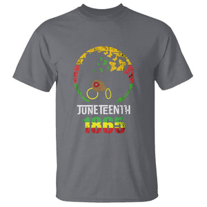 Juneteenth Is My Independence Day T Shirt Black Womens Black Pride TS02 Charcoal Print Your Wear