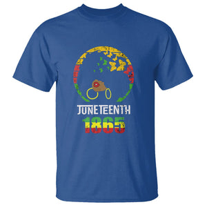 Juneteenth Is My Independence Day T Shirt Black Womens Black Pride TS02 Royal Blue Print Your Wear