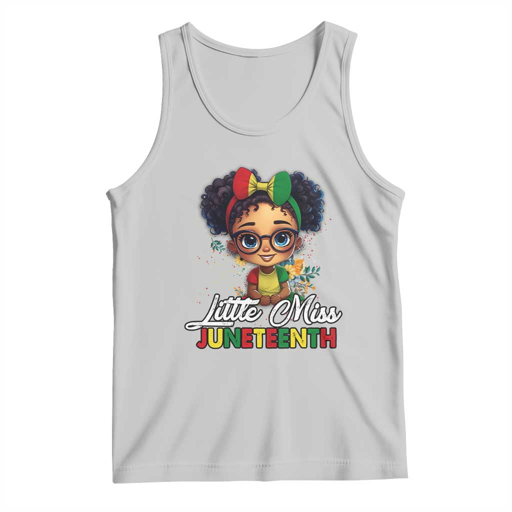Little Miss Juneteenth Tank Top Since 1865 Black History TS02 Ash Print Your Wear
