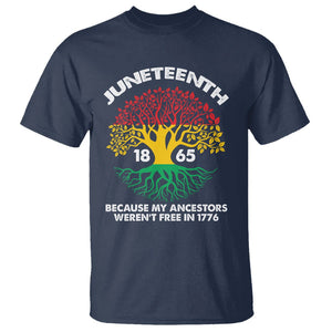 Juneteenth 1865 T Shirt Black History African American Roots Pride TS02 Navy Print Your Wear