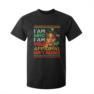 Black Queen Pride T Shirt For Kid I Am Who I Am Your Approval Isn't Needed TS02 Black Print Your Wear