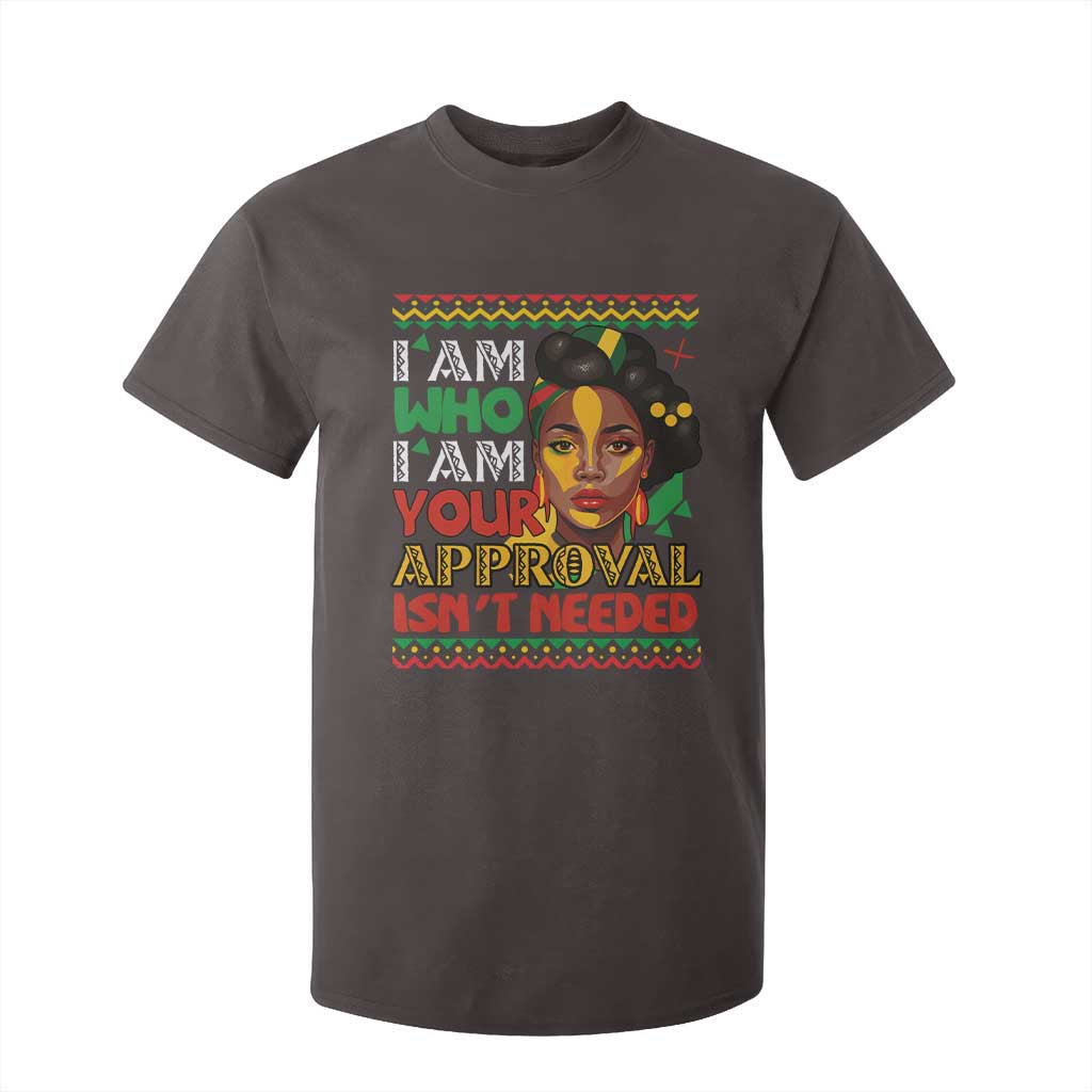Black Queen Pride T Shirt For Kid I Am Who I Am Your Approval Isn't Needed TS02 Dark Chocolate Print Your Wear