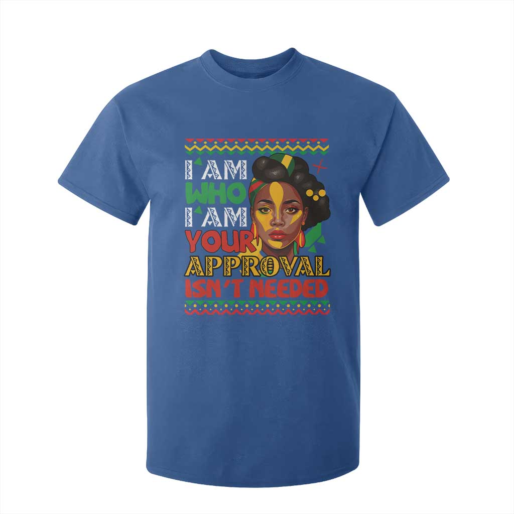 Black Queen Pride T Shirt For Kid I Am Who I Am Your Approval Isn't Needed TS02 Royal Blue Print Your Wear