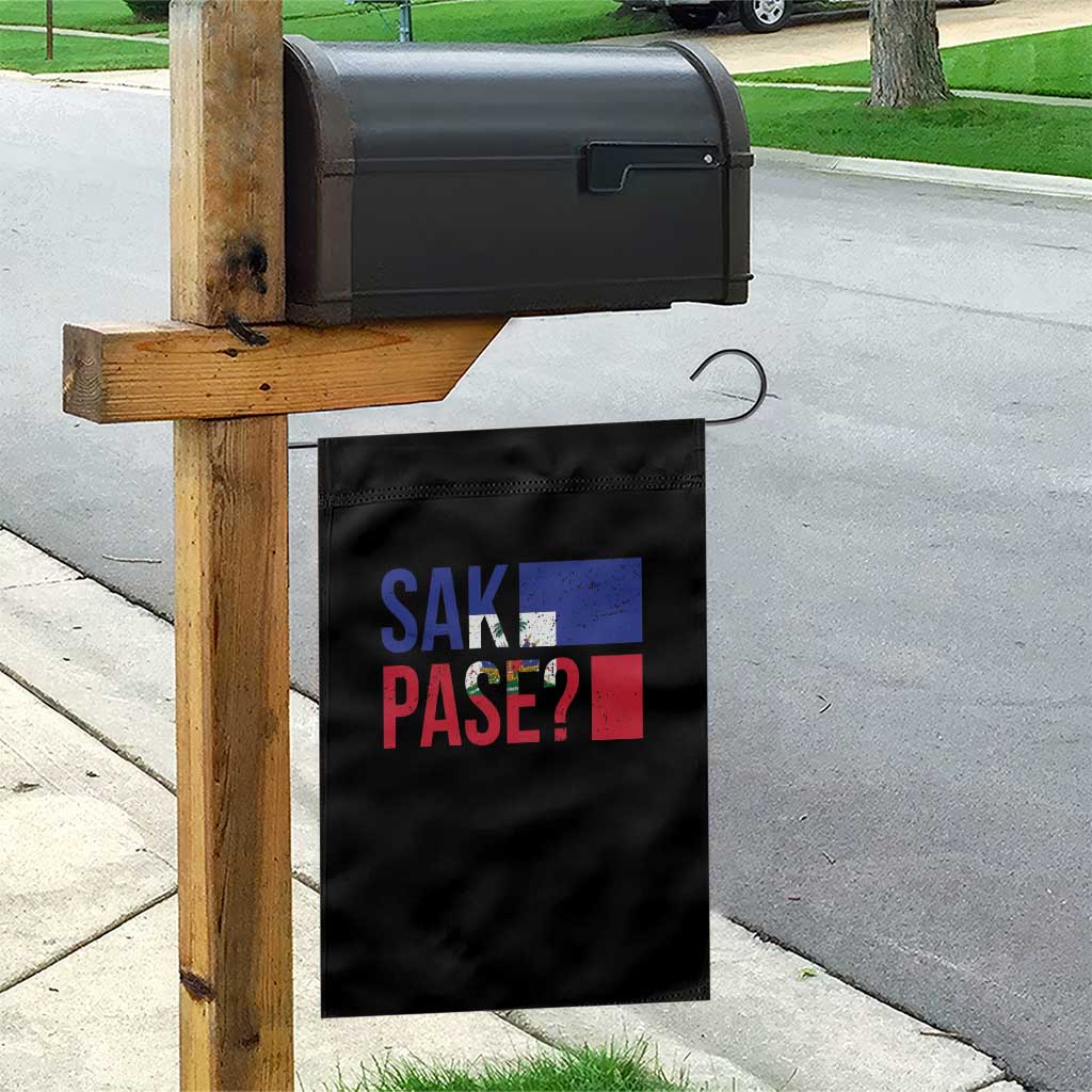 Sak Pase Haitian Creole Garden Flag Haiti Flag Heritage Pride TS02 Print Your Wear