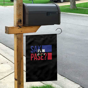Sak Pase Haitian Creole Garden Flag Haiti Flag Heritage Pride TS02 Print Your Wear