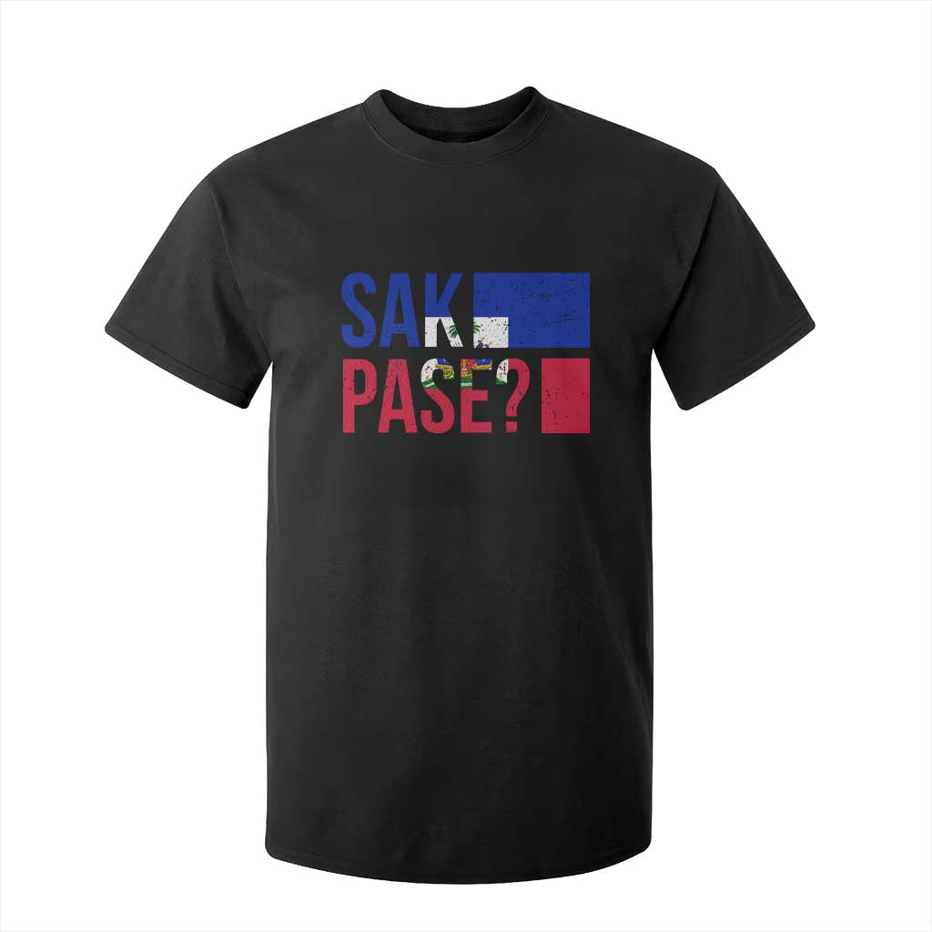 Sak Pase Haitian Creole T Shirt For Kid Haiti Flag Heritage Pride TS02 Black Print Your Wear