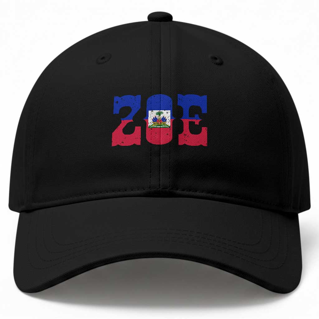 Zoe Haitian Pride Baseball Cap Haiti Flag Culture Heritage Pride TS02 Print Your Wear