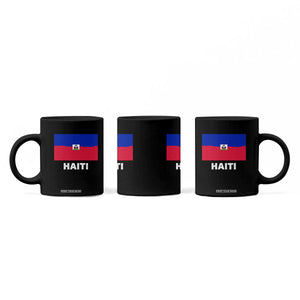 Vintage Distressed Haiti Flag Coffee Mug Haitian Heritage Pride TS02 Print Your Wear