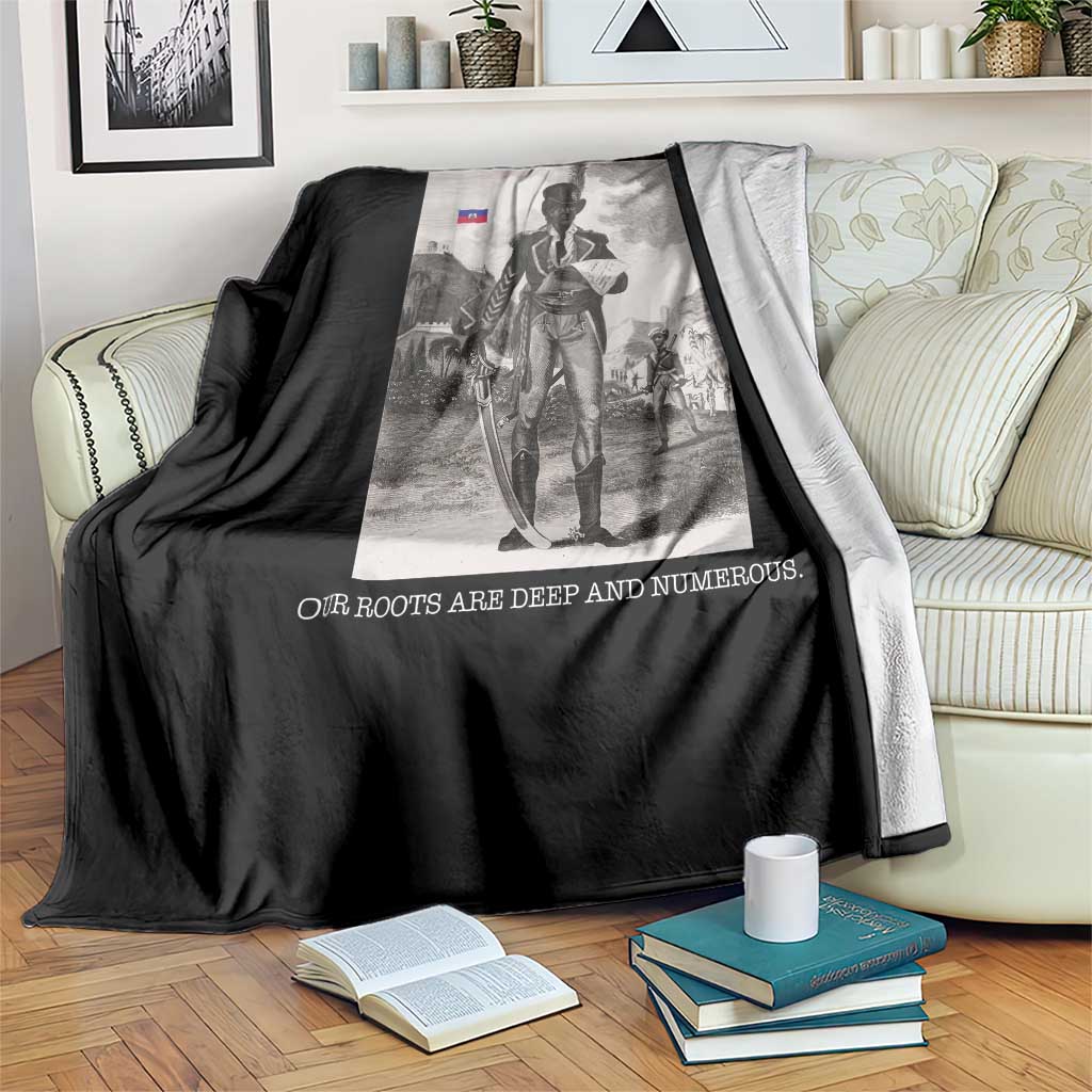 Haitian Revolution Toussaint Louverture Throw Blanket We Will Rise Again Historic Graphic TS02 Print Your Wear
